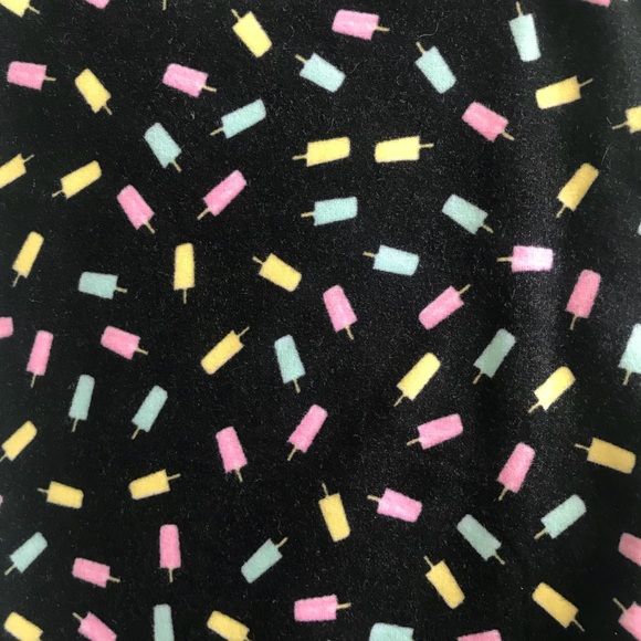 OS LuLaRoe Popsicle Leggings w/ Black Background - Picture 2 of 2